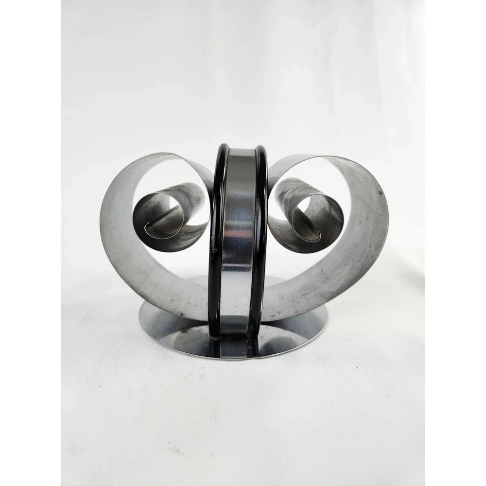 Art Deco Book Magazine‎ Mail Holder  by Fred Farr Revere Chrome Bookend Vintage